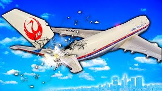 Airplane Tail BREAKS OFF in GTA 5 Then I tried LANDING it [upl. by Wayland806]