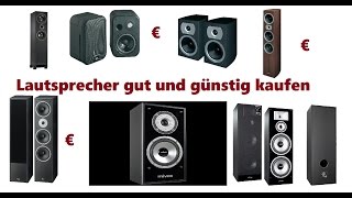 Lautsprecher kaufen Lautsprecher günstig und gut Kaufen Welcher ist gut Kaufberatung Musikanlage [upl. by Lamahj519]