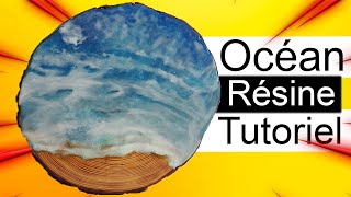 Comment Faire la MER avec les VAGUES en Résine Epoxy  Tutoriel 2 [upl. by Atnim114]