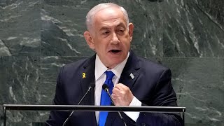 Israel will win this battle Benjamin Netanyahu addresses UN General Assembly [upl. by Tacklind]