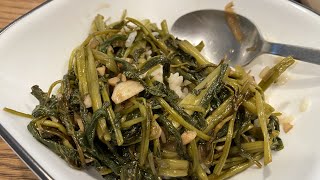 Eat Healthy Veggie dish packed with flavor  Adobong Kangkong [upl. by Guthrey831]