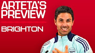 PRESS CONFERENCE  Arteta on Brighton deadline day transfers injury news and more  PL [upl. by Atinomar995]