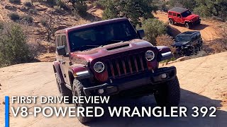 2021 Jeep Wrangler Rubicon 392 Review V8 and OffRoad Driving [upl. by Wylie446]