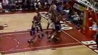 Knicks vs Bulls 1992 game 1 10 [upl. by Hannahoj]