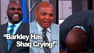 Charles Barkley and Shaq Funny Moment as Chuck DESTROYS PELICANS [upl. by Clarie]