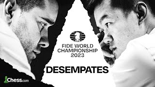 EL NUEVO CAMPEÓN DEL MUNDO SE DECIDE HOY  Cto del Mundo de ajedrez FIDE 2023  Nepo vs Ding liren [upl. by Heathcote]