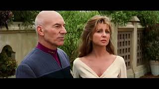 Star Trek Insurrection Captain Picard amp Data Discover The Holographic Villiage [upl. by Ortrud]