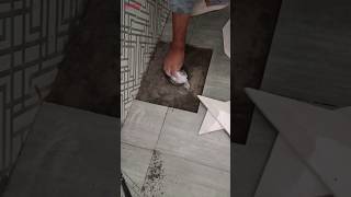 HOW TO BATH FLOOR SHOWER DRAINING CUT amp INSTALL 🔥💡bathroom tiles shower drain viral shorts [upl. by Schear]