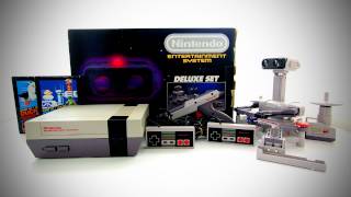 Nintendo NES Deluxe Set Unboxing 1985 [upl. by Faden586]