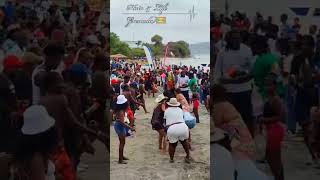 Grenada vlog Female tug of war competition in carriacouPure Grenada grenada youtubeshorts [upl. by Akehsay905]