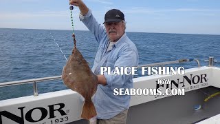 Plaice fishing amazing underwater video that shows how two Plaice can be caught on a twin hook rig [upl. by Malamut]