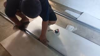 HOW TO CUT HARDIFLEX USING BLADE  PAANO MAG CUT NG HARDIFLEX TUTORIAL [upl. by Korry259]