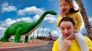 The Worlds Largest Dinosaur Statues near Palm Springs California [upl. by Maguire]