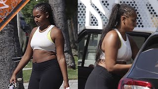 Sasha Obama Seen in Workout Gear in Recent Los Angeles Outing [upl. by Thompson]