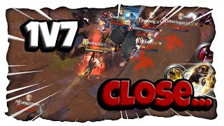 ALBION ONLINE 🏹  1VX WITH BRIDLED FURY amp CARVING SWORD FIGHT UNTIL DEATH 💥💀  PVP COMPILATION 52 [upl. by Hess]