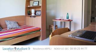 Logement Étudiant Noisy Le Sec Deniau Arpej [upl. by Hedy]