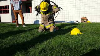 Donning Firefighting Turnout gear in 60 seconds [upl. by Prue]