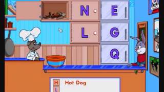 Reader Rabbit Preschool Gameplay  Part One  ABC Diner Ticket 1 [upl. by Tavi]