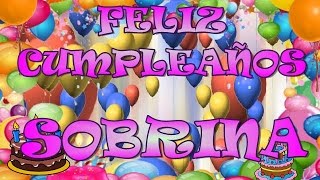 Feliz Cumpleaños Sobrina [upl. by Zurc]