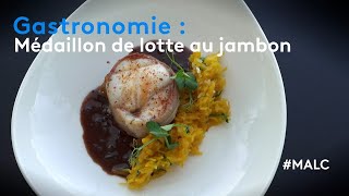 Gastronomie  médaillon de lotte au jambon [upl. by Tamis]