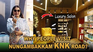 Why people visit Nungambakkam Khader Nawaz Khan Road🤔  Chandini Khanna vlog nungambakkam [upl. by Lewiss]