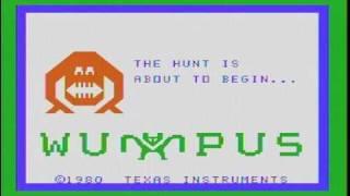 Hunt the Wumpus TI994A gameplay footage [upl. by Mahau864]