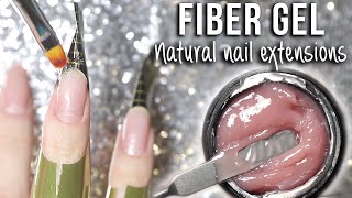 💅FIBER GEL Strong amp Natural Looking Nail Extensions Mshare [upl. by Ellekim]