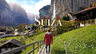 Los 25 Mejores Lugares Para Visitar en Suiza [upl. by Soirtimid883]