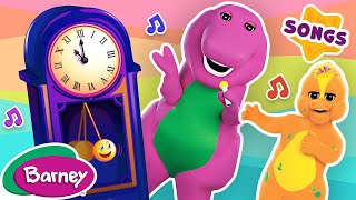 Barney  Hickory Dickory Dock SONG with LYRICS [upl. by Gromme]