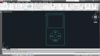 AutoCAD 2012 Introduction Training0901 Fillet command [upl. by Annavahs]