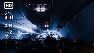 Bruit Blanc Avion pour dormir  relaxation  ASMR  3 heures [upl. by Giovanni660]