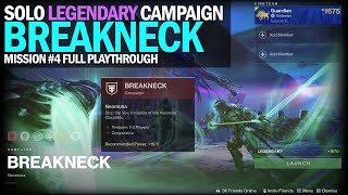 Solo Legendary Lightfall Campaign  Mission 4 quotBreakneckquot Destiny 2 Lightfall [upl. by Rad]