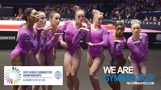 FULL REPLAY Women’s Team Final  Glasgow 2015 Artistic Worlds  We are Gymnastics [upl. by Sipple]