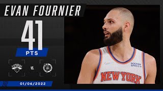 Evan Fournier scores CAREERHIGH 41 PTS in Knicks’ comeback win vs Celtics 👀 [upl. by Yusuk]