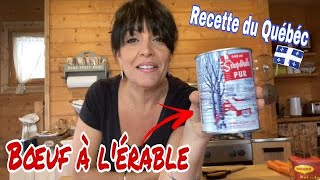 📌RECETTE du BŒUF à L’ÉRABLE 🇨🇦 bonus bêtisier 😂 [upl. by Baxie834]