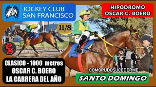 COMOPUDOSUCEDERME SANTO DOMINGO  CLASICO OSCAR C BOERO HIPODROMO SAN FRANCISCO 11082024 [upl. by Nywled]