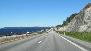 Norway E6 along Lake Mjøsa [upl. by Griffith49]