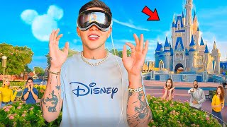 Un DÍA en DISNEY con los APPLE VISIÓN PRO 🥹 SE RIERON DE MI 💔 Juan de Dios Pantoja [upl. by Lateh]