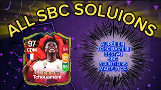 AURELIEN TCHOUAMENI 97 RATED ALL 15 MADFUT SOLUTIONS  MADFUT BEST X1 SBC SOLUTION  MADFUT 24 [upl. by Willamina]