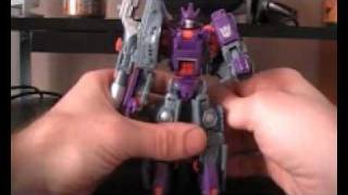 Transformers Stop Motion Animation Megatron Reformats Into Galvatron [upl. by Bultman]