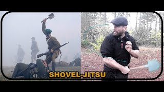 How to use a trench shovel  shovel for selfdefense  trench weapons  Recon Sparring [upl. by Ednew11]