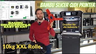 BambuSlicer trifft auf Qidi Max3 Drucker Industrietauglichkeitscheck [upl. by Sylvester465]