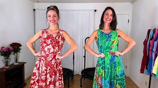 Twin Aloha Friday Rebounding 🌺 FullBody Beginner Workout in Hawaiian Dresses 👯‍♀️ 912 [upl. by Vetter686]