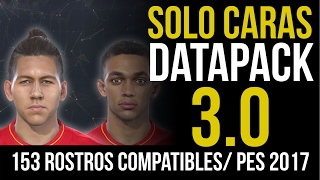 PACK 153 ROSTROS DEL DATAPACK 30  PES 2017  PC [upl. by Aillemac558]