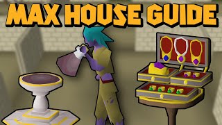 How to Max your House  OSRS Max PoH Guide [upl. by Aisanahta]