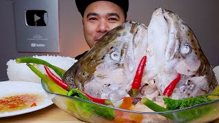 2 SALMON HEAD SINIGANG  Mukbang Asmr  FILIPINO FOOD [upl. by Scherle]