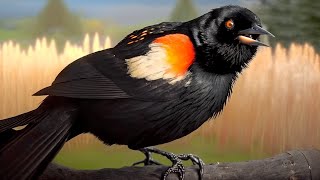 Listen to the mesmerizing calls of Redwinged Blackbirds [upl. by Simmie98]