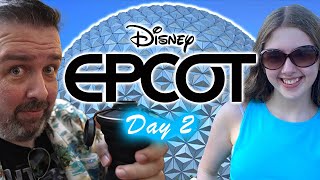 Disney World Vlog Day 2 EPCOT  Early opening Guardians amp FOOD  Orlando Florida Vlogs Sept 2023 [upl. by Landrum]