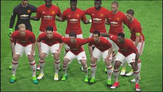 Manchester United vs PSG  New Transfers MU Lukaku Lindelof  PES 2017 Gameplay PC [upl. by Halika]