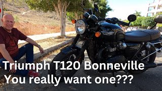 Really Triumph T120 Bonneville Review should you really be buying one of these things [upl. by Horowitz733]